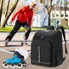 2024 New Design Roller blade Bag with Adjustable Padded Shoulder Strap Large capacity Ice Skate Backpack
