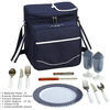 Insulated Food Cooler Bag 2 Person Camping Set Pack Outdoor Picnic Basket Backpack