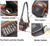 Custom Waterproof Fly Fishing Sling Pack Adjustable Fishing Tackle Waist Bag
