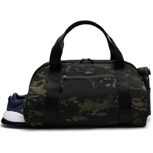 Custom Logo Waterproof 28L Weekender Overnight Bag Large Gym Duffle Bag with Shoe Compartment