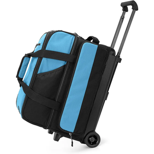 2024 New Design Durable Large Capacity Trolley Ball Bag Bowling Ball Roller Bag With Wheels Retractable Handle