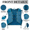 Men's Hydration Running Vest Pack with 1.5L Leakprooof Hydration Bladder Daypack Marathon Vest