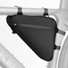 New Design Bike Frame Bag 1.5L Cycling Bag Reflective Bicycle Storage Triangle Bag with Mesh Side Pockets