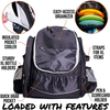 Custom Color Outdoor Waterproof Disc Golf Bag Large Capacity Disc golf Frisbee Backpack