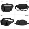 Outdoor Hunting Fanny Pack Unisex Multifunctional Tactical Waist Pack for Travel Hiking Fishing