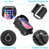 2021 New Style Mount Bicycle Front Frame Bag with 6 Inch Touch Screen Bike Phone Handlebar Phone Case Bag