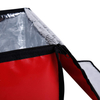 Red Insulated Portable Pizza Delivery Thermal Backpack Water Resistant Commercial Food Delivery Bag