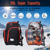 Professional Waterproof Travel Skiing Equipment Accessories Backpack Padded Snowboard Ski Boot Backpack