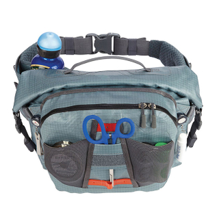 Blue Comfortable Waterproof Waist Pack Fly Fishing Organizer Bag with Removable shoulder strap