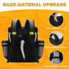 Expandable Insulated Reflective Strip Delivery Cooler Bike Bag Takeaway Food Delivery Bags Thermal with Cup Holder