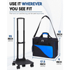 2024 New Design Double Ball Bag Detachable Bowling Roller Bag Lightweight 2 Ball Bowling Bag with Wheels Convertible Single