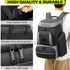 2024 New Design Lightweight Oxford SBS Zippers Sports Bag Pickleball Bag Pickleball Backpack with a Fence Hook