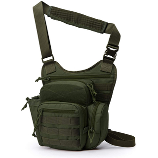 Customized Military Gear Messenger Bag for Trekking Hiking Fishing Molle Tactical Sling Chest Bag Pack