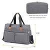 Baby Changing Satchel Bag Convertible Baby Bag with Changing Pad for Mommy Travel Tote Weekender Bag
