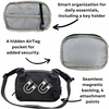 Portable Anti-Theft Magnetic Crossbody Gym Bag Travel Fanny Pack Belt Bag with Magnetic Attachment 