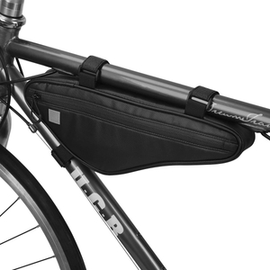 2025 Hot Selling Large Water Resistant Bike Pouch Bicycle Under Tube Triangle Bag Bike Storage Frame Bag with Reflective Logo