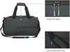 Water Resistant Travel Weekender Duffel Bag Garment Storage Bag with Wet Pocket