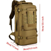 Multifunctional 3 Way Tactical Camping Backpack Duffle Bag Outdoor Luggage 50L Travel Military Backpack
