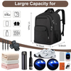 Unisex Custom Logo Sports Bag Bowling Bag 2 Ball Bowling Backpack with Padded Airflow Backpanel