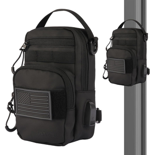 2025 ODM OEM Crossbody Sling Bag Small Gym Bag Magnetic Gym Bag with USB Charging Port