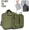 Molle EMT Pouches Rip-Away Military IFAK Medical Bag Outdoor Emergency Survival Kit Tactical First Aid Pouch Army Green