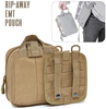 Molle EMT Pouches Rip-Away Military IFAK Medical Bag Outdoor Emergency Survival Kit Tactical First Aid Pouch khaki