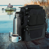 Custom Tackle Backpack with 4 Trays Large Waterproof Tackle Bag Storage with Protective Rain Cover And 4 Tackle Box