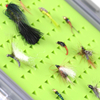 2025 Hot Sale Double Sided Waterproof Transparent Lid Fly Storage Box Fly Fishing Lure Box with Easy Grip Foam
