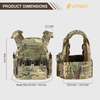 Quick Release Lightweight Airsoft Vests Adjustable Breathable Gym Fitness Weight Exercise Weighted Tactical Vest