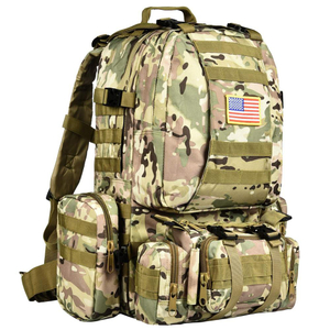 Outdoor Built-up Military Tactical Backpack Army Rucksacks 3 Day Assault Pack Combat Molle Backpack Pouch for Hunting 