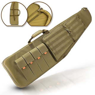Double Long Rifle Gun Case Bag Tactical Rifle Backpack Pistol Soft Firearm Transportation Carbine Case
