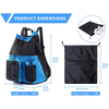 BSCI Custom Swimming Gym Sports Backpack String Sack Mesh Pool Bag Lightweight Bag