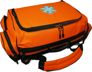 Durable Medical Bag First Responder EMT Trauma Bag with Easy access zippered oxygen cylinder compartment
