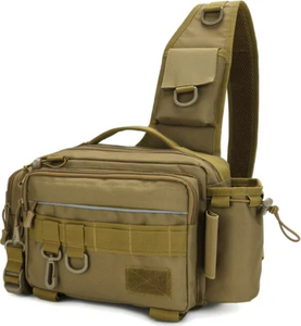 ODM Multifunctional Outdoor Fishing Tackle Bag Waterproof Fishing Sling Pack