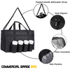 2021 Hot Selling Insulated Food Delivery Bag with Cup Holders Reusable Grocery Bag 