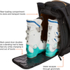 2021 Hot Sell Ski Boot Travel Backapck for Ski Helmet Black Ripstop Snowboard Backpack Boot Bag