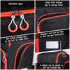 Professional Waterproof Travel Skiing Equipment Accessories Backpack Padded Snowboard Ski Boot Backpack