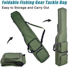 Waterproof Fishing Rod Reel Bag Organizer Durable Oxford Large Capacity Portable Fishing Travel Bag