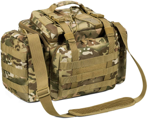 Large Fishing Tackle Bag Shoulder Pack Water Resistant Fishing Storage Bag for 3600/3650 Trays Boat Fishing