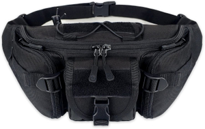 Tactical Waist Pack Portable Fanny Pack Outdoor Hiking Travel Military Waist Bag for Cycling Camping Hiking Hunting Fishing Shopping