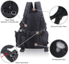 Fishing Tackle Backpack Sling Bag with Rod Holder Tackle Box Backpack Fly Fishing Sling Pack 