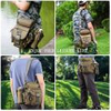 Custom Outdoor Hunting Leg Bag for Hiking Travelling Fishing Waist Bag with Water Bottle Pouch