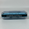 Two-Sided Waterproof Lightweight Easy Grip Transparent Lid Foam Insert Jig Box Fly Fishing Lure Box