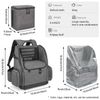 Hot Sale Lightweight High Quality Disc Golf Bag Outdoor Sports Waterproof Flying Disc Golf Backpack