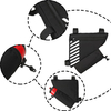 2025 Latest Design Large Water-resistant Bicycle Pouch Bicycle Under Tube Bag Bike Triangle Frame Storage Bag with Water Bottle