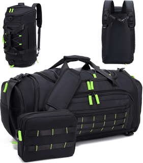 2025 BSCI Custom Logo Travel Weekender Bag Overnight Backpack Sports Gym Duffel Bag for Travel Gym Camping