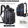 Large capacity Multi-compartment Fishing Backpack With EVA Padded Shoulder Straps Tackle Bag