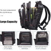 Large capacity Multi-compartment Fishing Backpack With EVA Padded Shoulder Straps Tackle Bag
