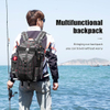 Large capacity Multi-compartment Fishing Backpack With EVA Padded Shoulder Straps Tackle Bag