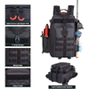 Large capacity Multi-compartment Fishing Backpack With EVA Padded Shoulder Straps Tackle Bag